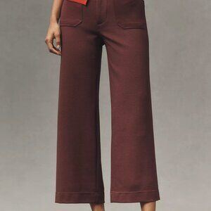 NWT The Colette Knit Crop Wide-Leg Pants by Maeve, sz 30